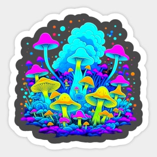 Mushrooms Sticker